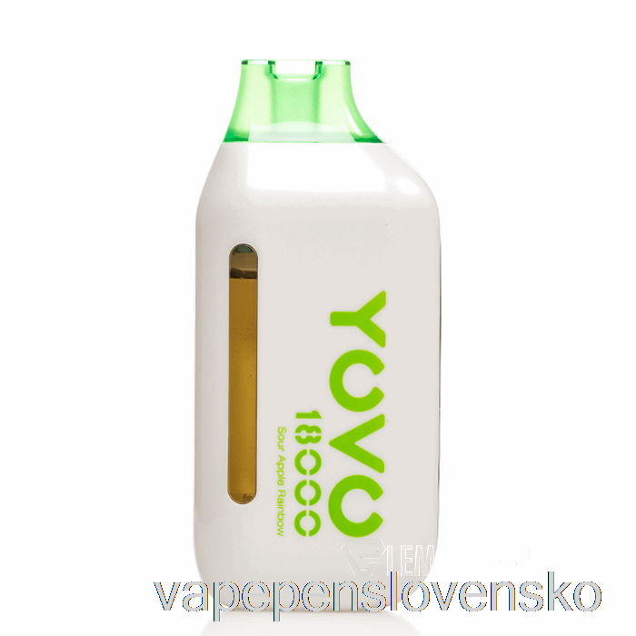 Yovo Ultra 18000 Jednorazová Kyslá Jablková Duhová Vape Cigareta